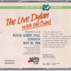 Bob Dylan - The live Dylan with the Band - CD - pikkukuva 2