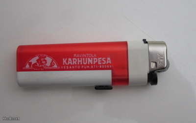 Retro mainosytkäri Ravintola Karhunpesä Vesanto