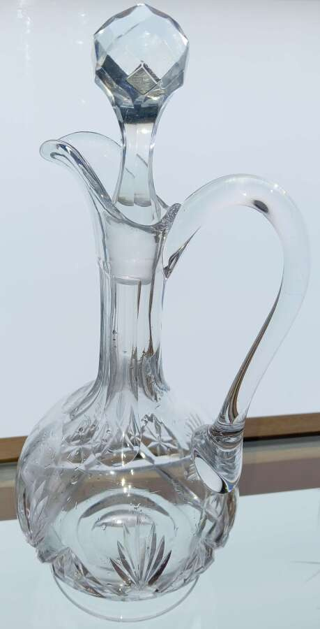 Riihimäen Lasin Yrjö karahvi kork. 19.5 cm