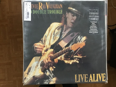 Steve ray Vaughan and double trouble live alive 2LP