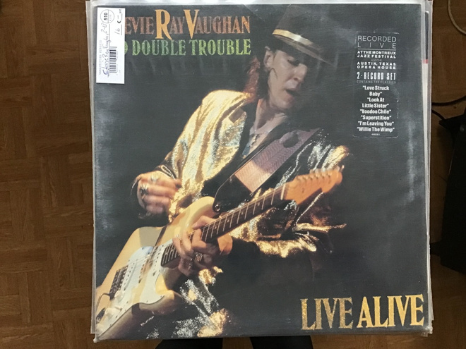 Steve ray Vaughan and double trouble live alive 2LP