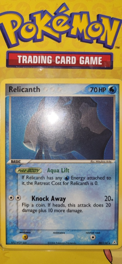 Relicanth #30 Pokemon Holon Phantoms RARE non holo card