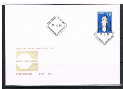 1966  Poliisi FDC