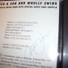 Antti Sarpila Swing Band: Father & Son... + SIGNED ! CD - pikkukuva 2