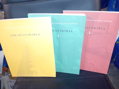 MUSEOVIRASTON RAKENNUSHISTORIAN OSASTON AIKAKAUSKIRJA