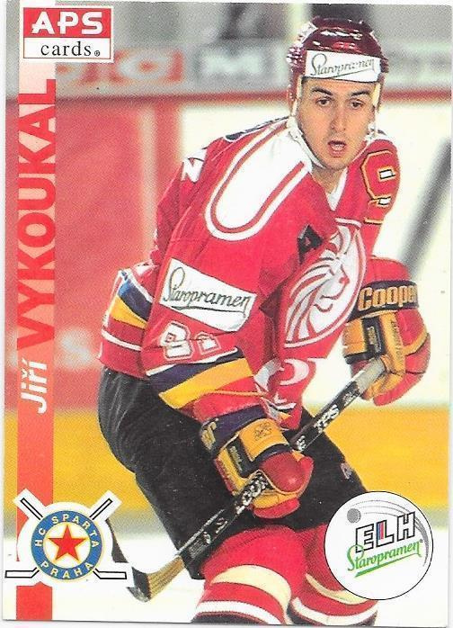 1996-97 APS #123 Jiri Vykoukal Sparta Praha ex- Blues TPS