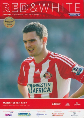 Jalkapallo otteluohjelma Sunderland - Manchester City