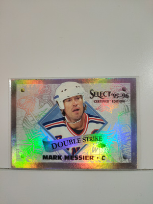 1995-96 Select Certified - Double Strike #15 Mark Messier