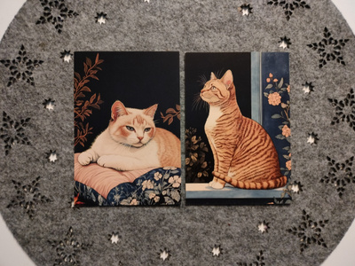 ~Kissa kortti~ 2kpl
