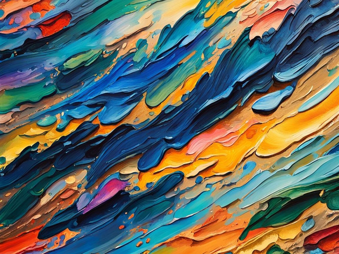 Uusi Abstrakti alumiinitaulu 30 cm x 40 cm