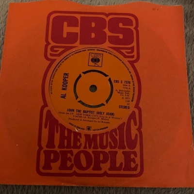 AL KOOPER: John The Baptist * Back On My Feet * UK 1971