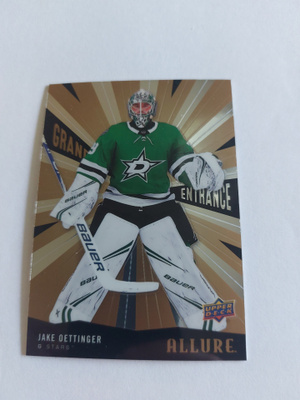 20-21 Upper Deck Allure Grand Entrance #GE22 Jake Oettinger
