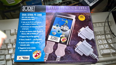 Socket dual serial pc card (PCMCIA)