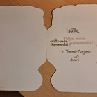 nalle syntymäpäivillä,muotoonleikattu taittokortti, kulkenut - pikkukuva 3