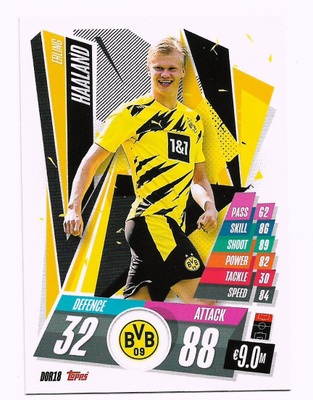 2020-21 Topps Match Attax Erling Haaland