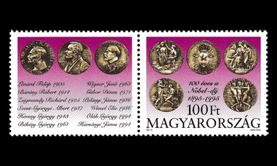Unkari 4365zf ** Alfred Nobelin testamentti 100v (1995)