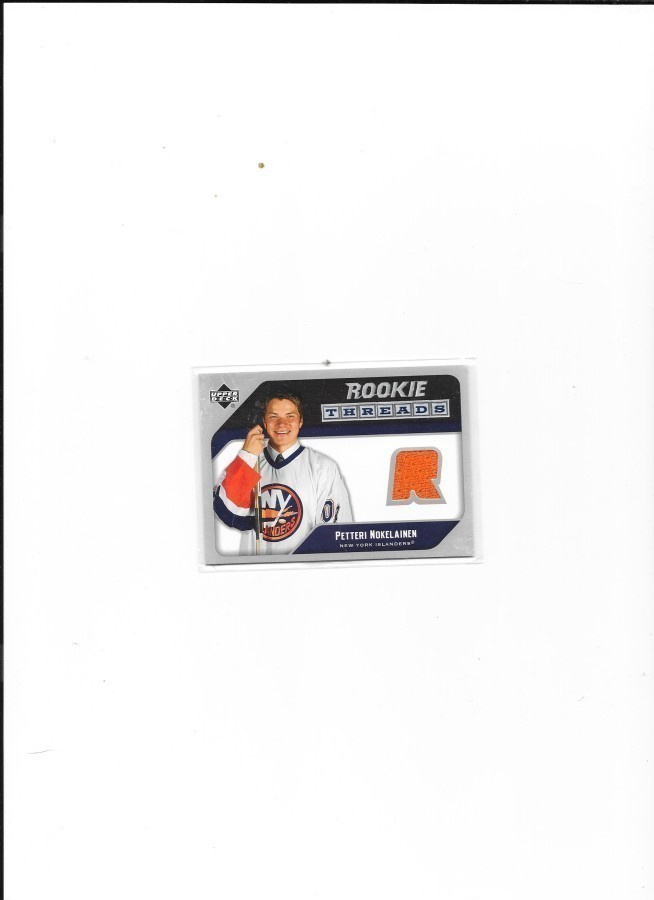 2005-06 UD Rookie Materials #RT-PN Petteri Nokelainen RC