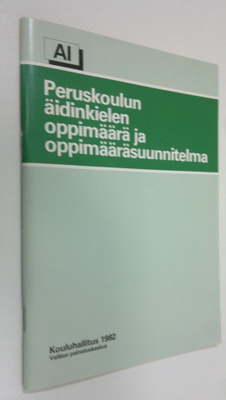Peruskoulun äidinkielen oppimäärä ja oppimääräsuunnitelma