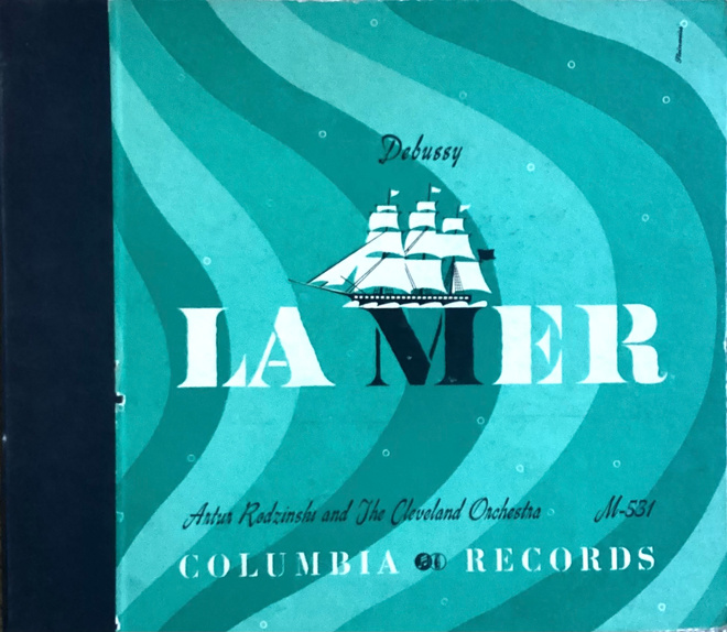 DEBUSSY. La Mer 78rpm