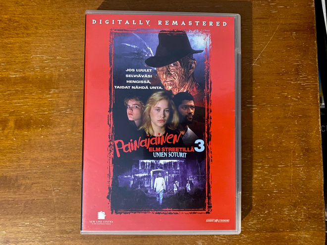 Painajainen Elm Streetillä 3 DVD