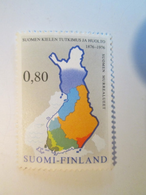 SUOMEN MURREALUEET POSTITUORE POSTIMERKKI
