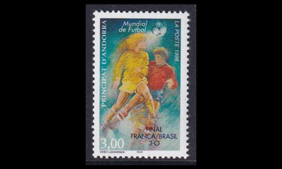 Andorra Fr 528 ** Jalkapallo Ranska maailmanmestari (1998)