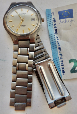 VANHA Kello Leijona Sapphire 10 Atm Water Resistant Titanium