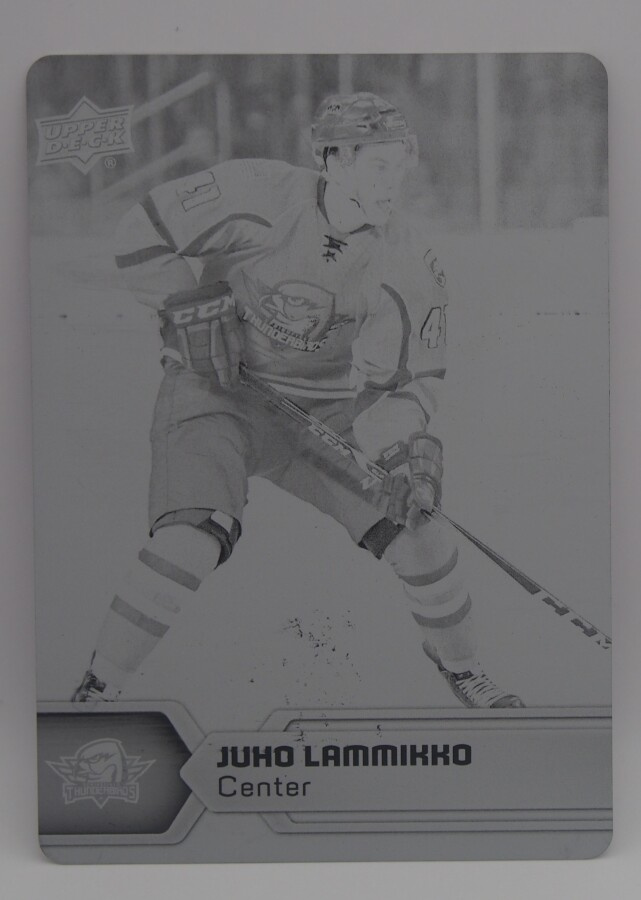 2017-18 AHL Printing plate Juho Lammikko /1