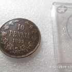 10 penniä 1899 kulkematon hivenen tasaisesti patinoitunut - pikkukuva 3