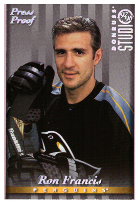 Leg. RON FRANCIS Penguins 97-98 Donruss Studio #74 Press Pro