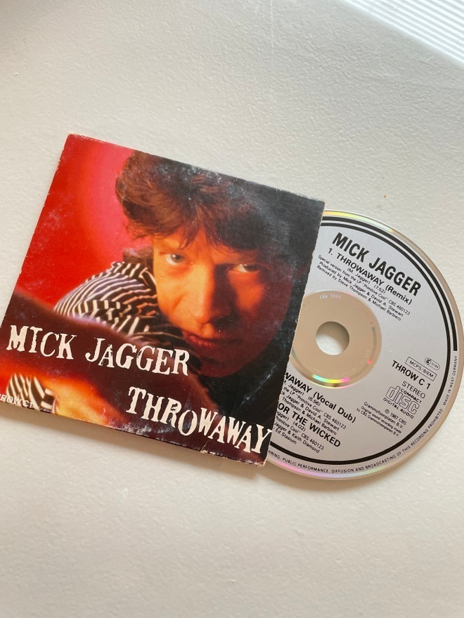 Mick Jagger / Throwaway CDS single 1987! Orkkis
