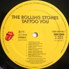 ROLLING STONES  ::  TATTOO YOU  ::   VINYYLI  LP    1983 - pikkukuva 3