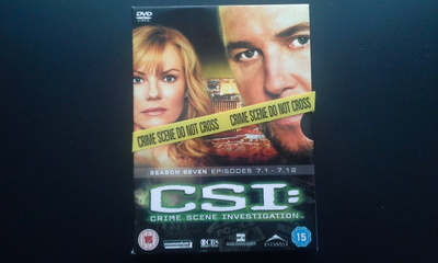 DVD: CSI 7 kausi, jaksot 1-12 3xDVD (2007)