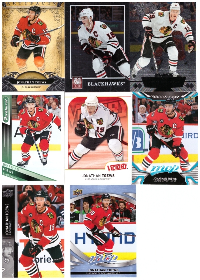 8 x JONATHAN TOEWS Blackhawks