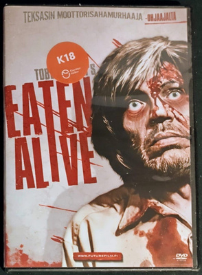 TOBE HOOPER’S EATEN ALIVE – Suomalainen DVD 1976 / 2007