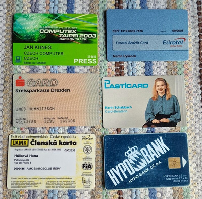 Muovikortit vanhat keräilyyn - Tsekki