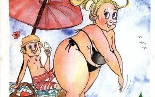 Postikortti: OLISKO SE PIKKU PULAHDUKSEN PAIKKA (kulkematon)