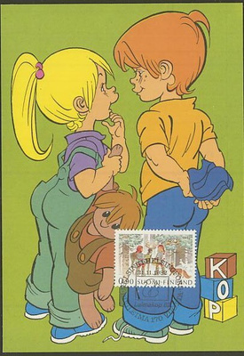 1982 Leimakop -leima kortilla