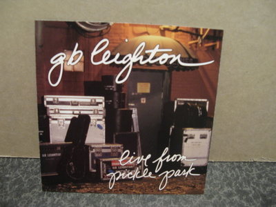 GB Leighton:Live from pickle park cd