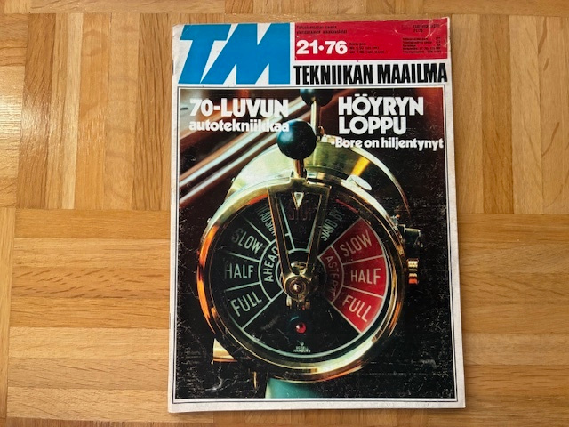Tekniikan Maailma nro 21 / 1976 Opel Ascona, Citroen CX ym