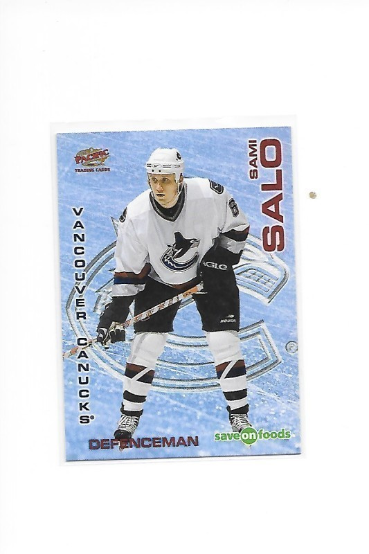 2003-04 Vancouver Canucks TeamIssue #24 Sami Salo  TPS