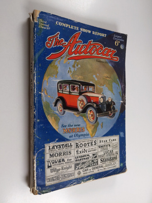 The Autocar October 18th 1929 Complete Show Report : Thir...