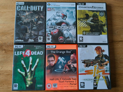 PC-Pelejä 6 kpl (FPS klassikkoja)