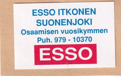 Suonenjoki, , ESSO Itkonen,  b438