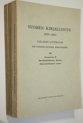 Toivo (toim.) Niemimaa : Suomen kirjallisuus 1955-1957 1-...