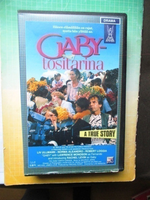 VHS elokuva: Gaby-tositarina