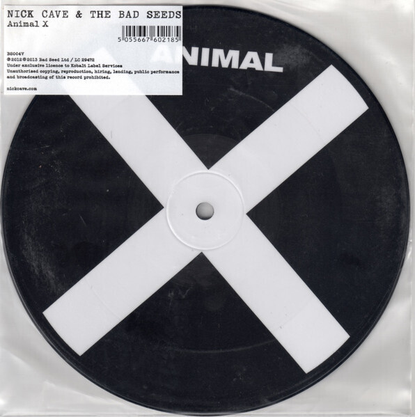 7” SINGLE RSD PIC DISC Nick Cave & The Bad Seeds - Animal X