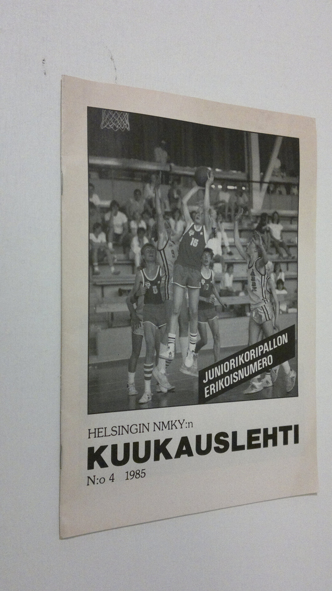 Helsingin NMKY:n kuukausilehti n:o 4 1985