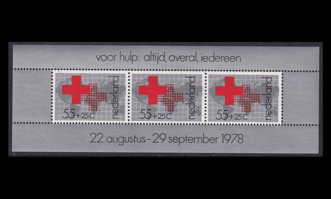 Alankomaat 1125BL18 ** Punainen Risti (1978)