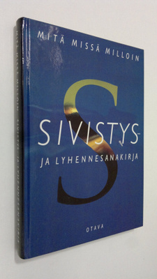 Kaarina (toim.) Turtia : Sivistys- ja lyhennesanakirja